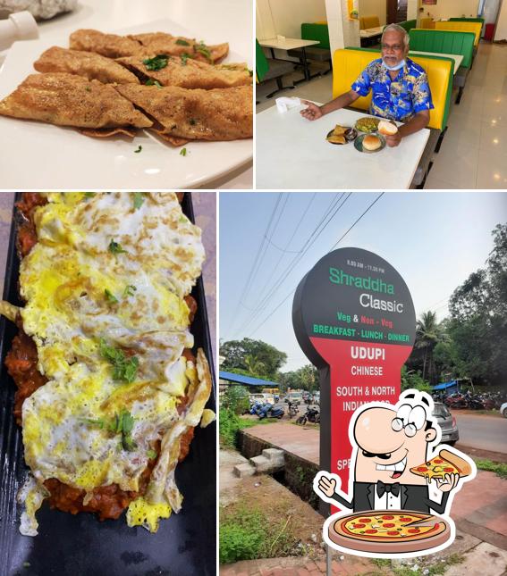 Pick pizza at Shraddha Classic Pure Veg