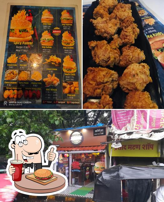 Try out a burger at Burgizza