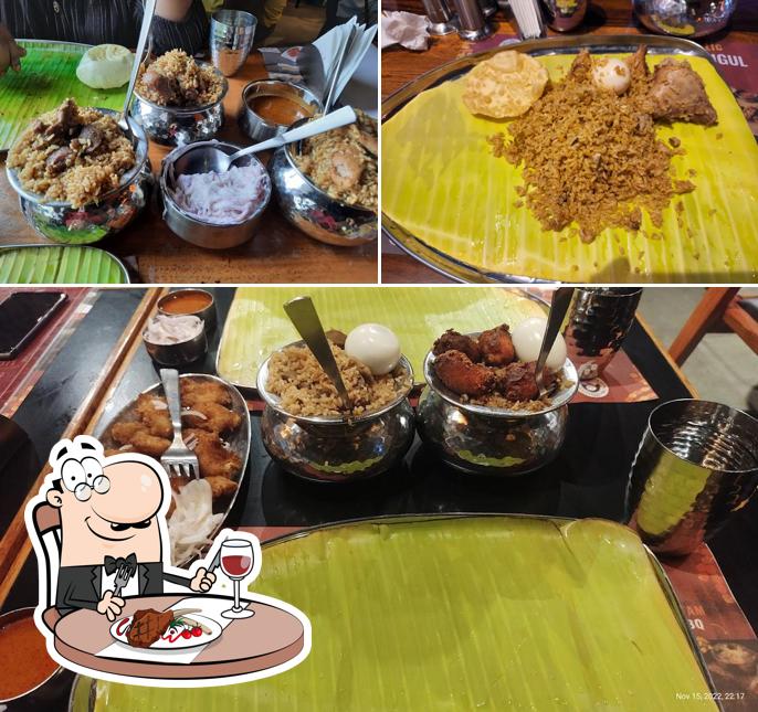 Dindigul Thalappakatti Restaurant provides meat meals