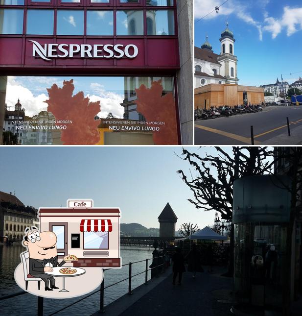 Gli esterni di Nespresso Boutique Gli esterni di Nespresso Boutique