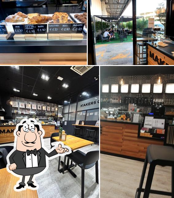 Dai un'occhiata agli interni di Makers Caffè