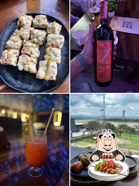 Meals at Asia Greens /Bar/ W3 club /Lawns/Creme Craft (Bakery)