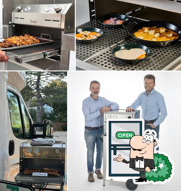 Gli esterni di Barbecue a gas senza fumo BarberiX