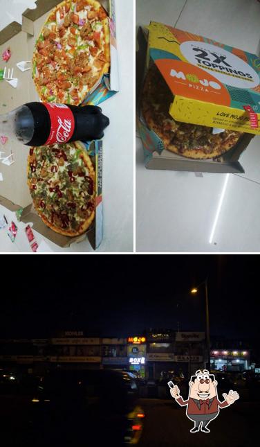 Among different things one can find food and exterior at MOJO Pizza - 2X Toppings