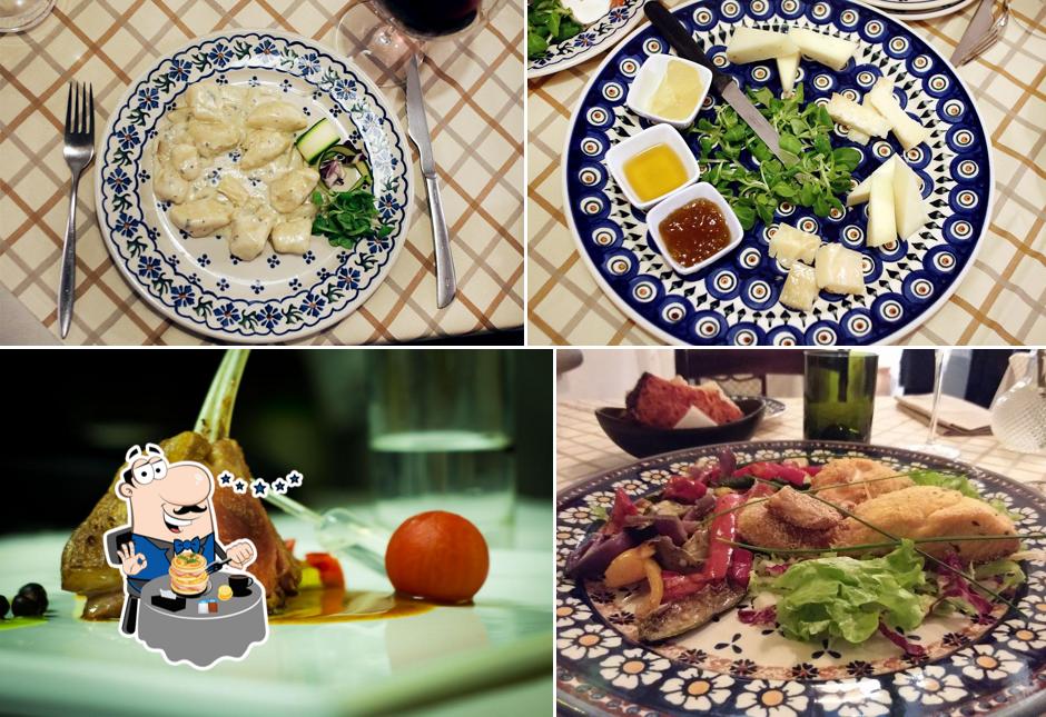Cibo al Ristorante Hostaria Il Desco