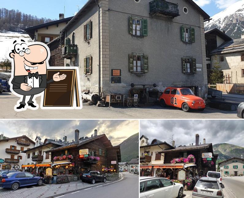 Gli esterni di Pizzeria La Rusticana