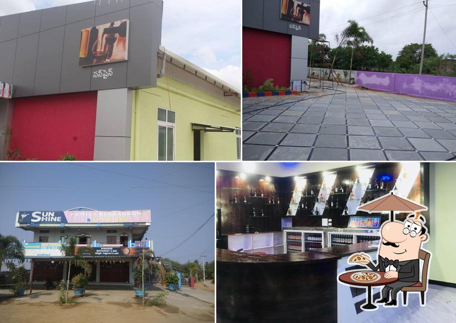 The exterior of Sunshine Family Restaurant & Elite BAR