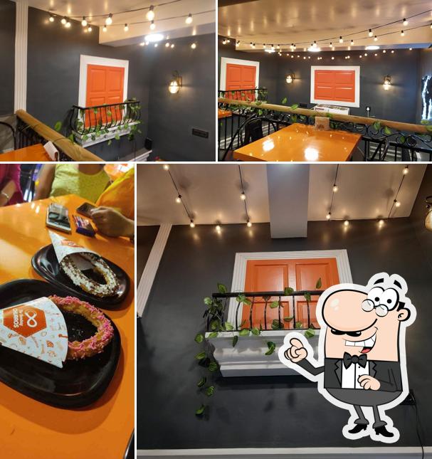 Take a seat at one of the tables at The Bombay Churros