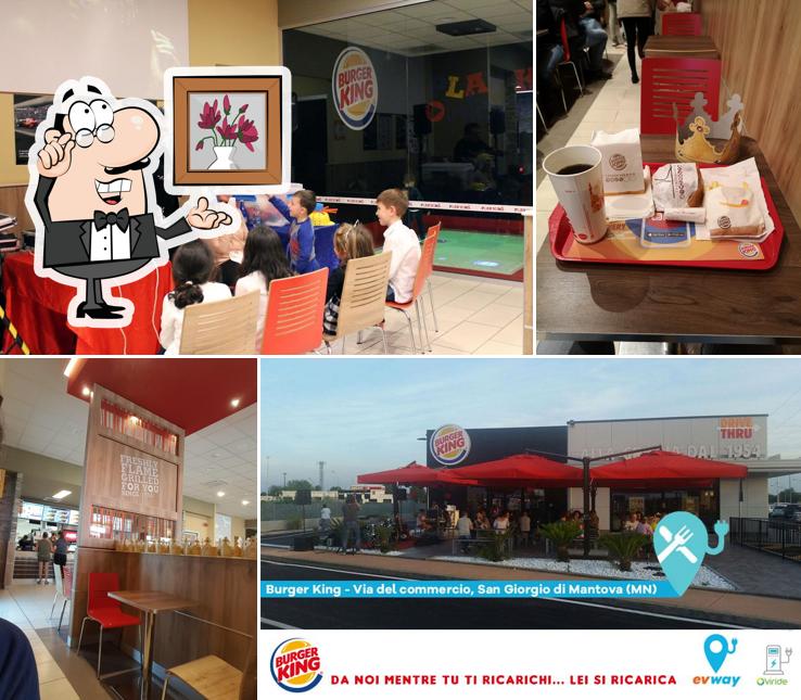 Gli interni di Burger King Mantova