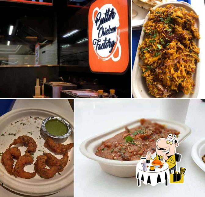 Food at Butter Chicken Factory