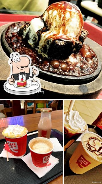 Café Coffee Day serves a range of desserts