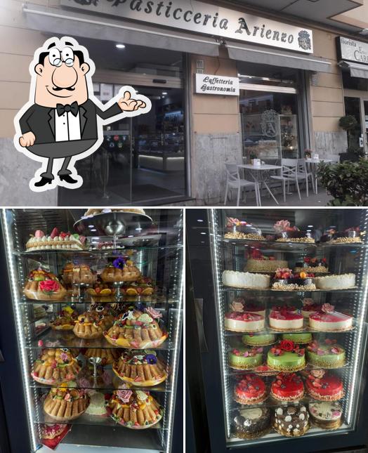 Gli interni di Pasticceria Arienzo