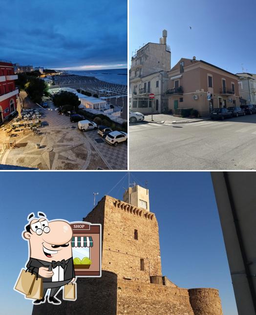 Puoi goderti l'aria fresca da seduto all'esterno di Il Grottino