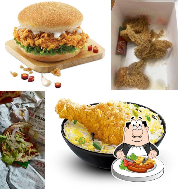 Pulled pork sandwich at KFC