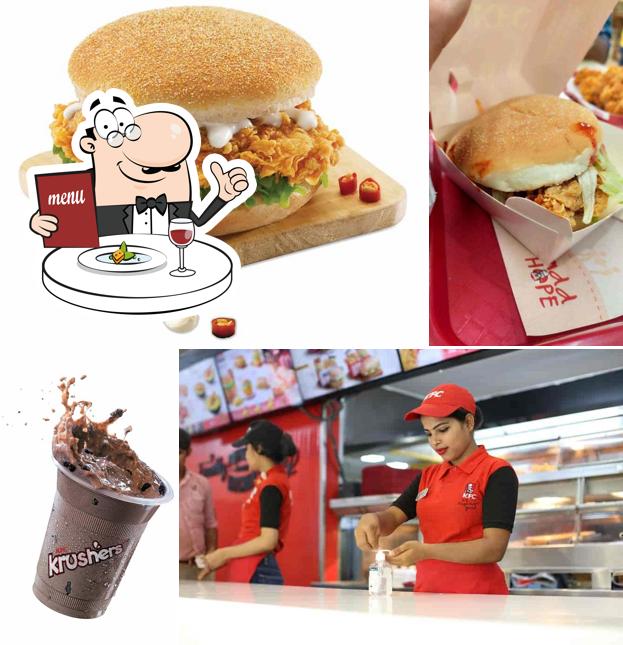 Pulled pork sandwich at KFC