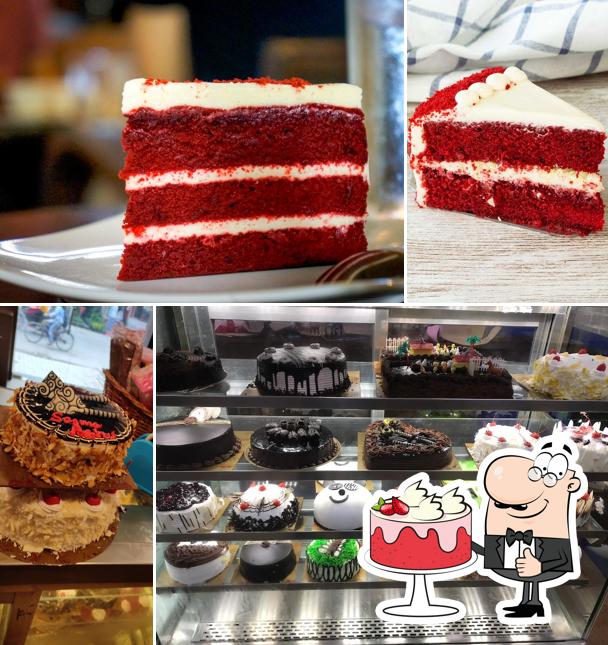 Red velvet cake at Monginis Cake Shop Red velvet cake at Monginis Cake Shop