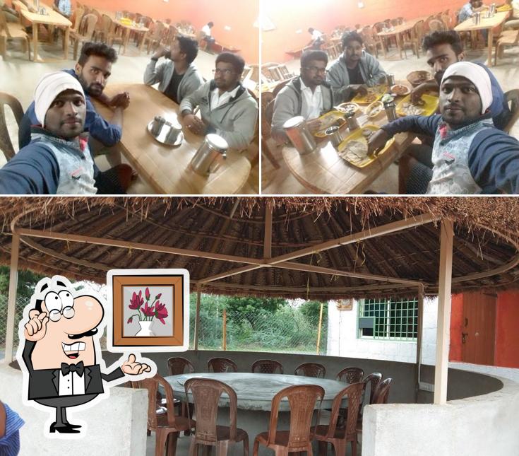 The interior of AADHYA DHABA