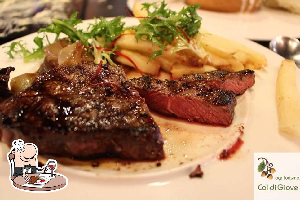 Agriturismo Col Di Giove offre pasti a base di carne