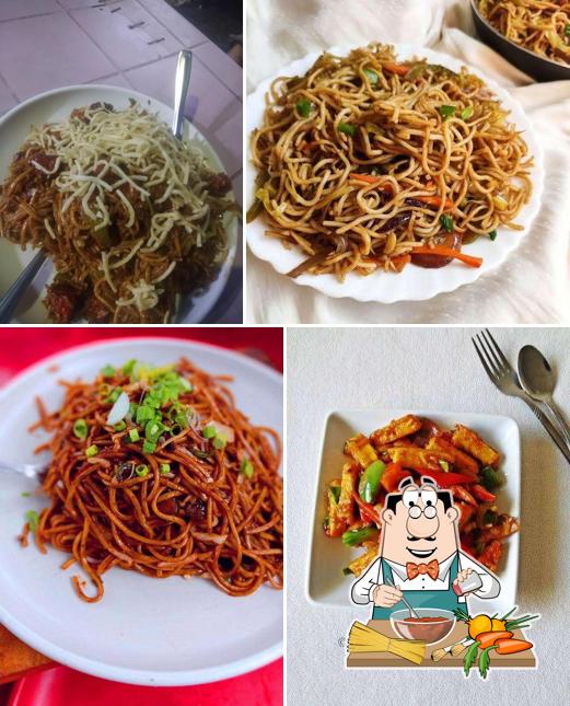 Spaghetti bolognese at Chinku Fastfood