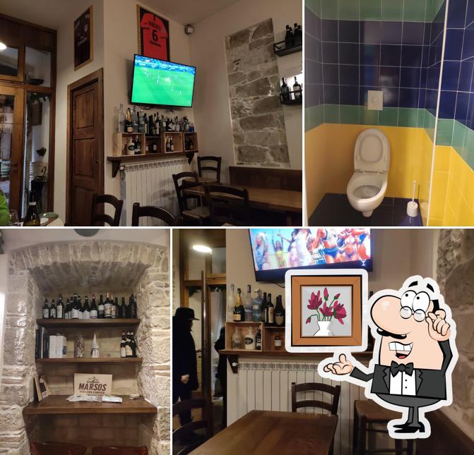 Gli interni di Donatelli Bar Bistrò