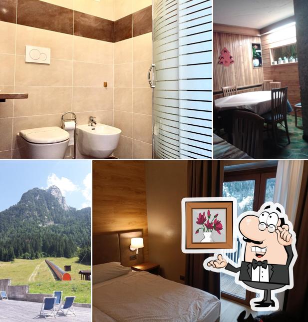 Gli interni di Hotel Canin