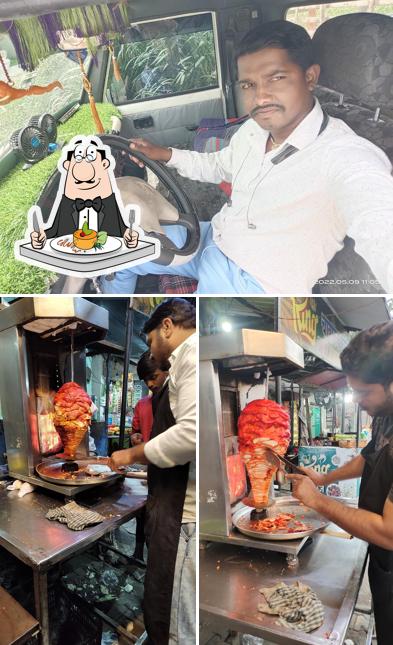 Food at Hotel patel's shawarma