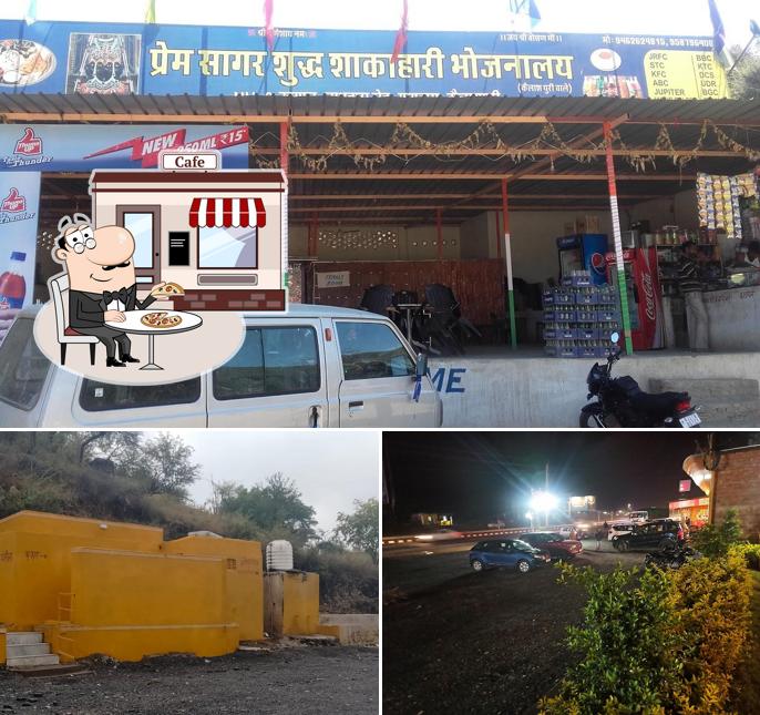 The exterior of Prem Sagar Dhaba & Restaurant