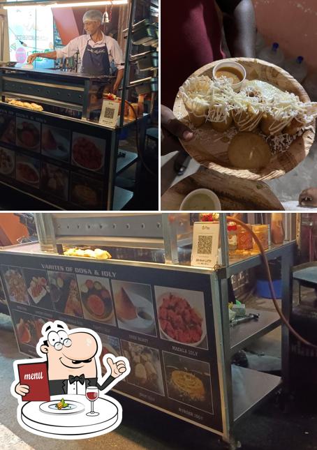 Food at THE DOSA TRAIN