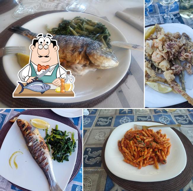 Salmone grigliato al La Brasserie Sul Mare