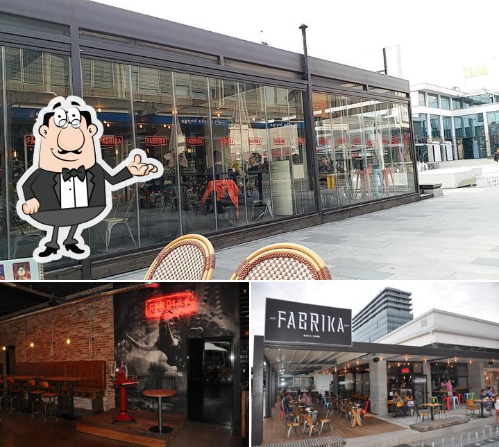 Gli interni di Fabrika