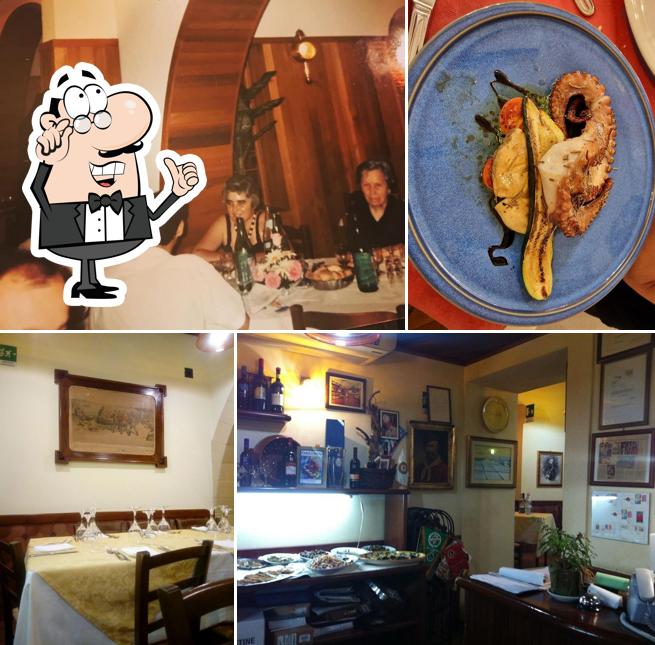 Gli interni di Trattoria Garibaldi