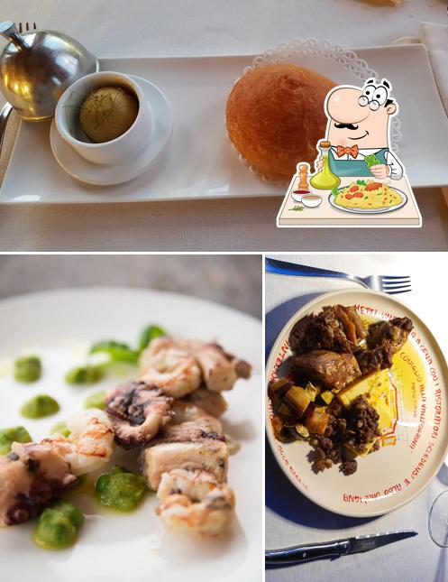 Cibo al Trattoria all'Antenna