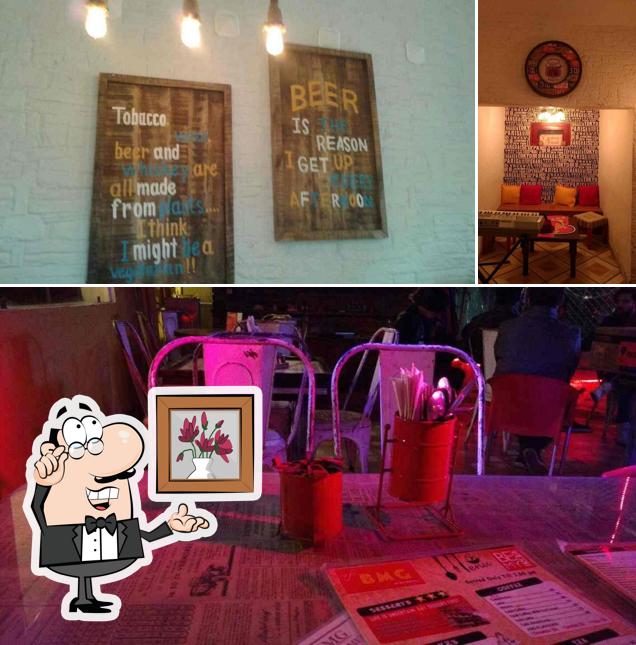 Take a seat at one of the tables at BMG- All Day Dining