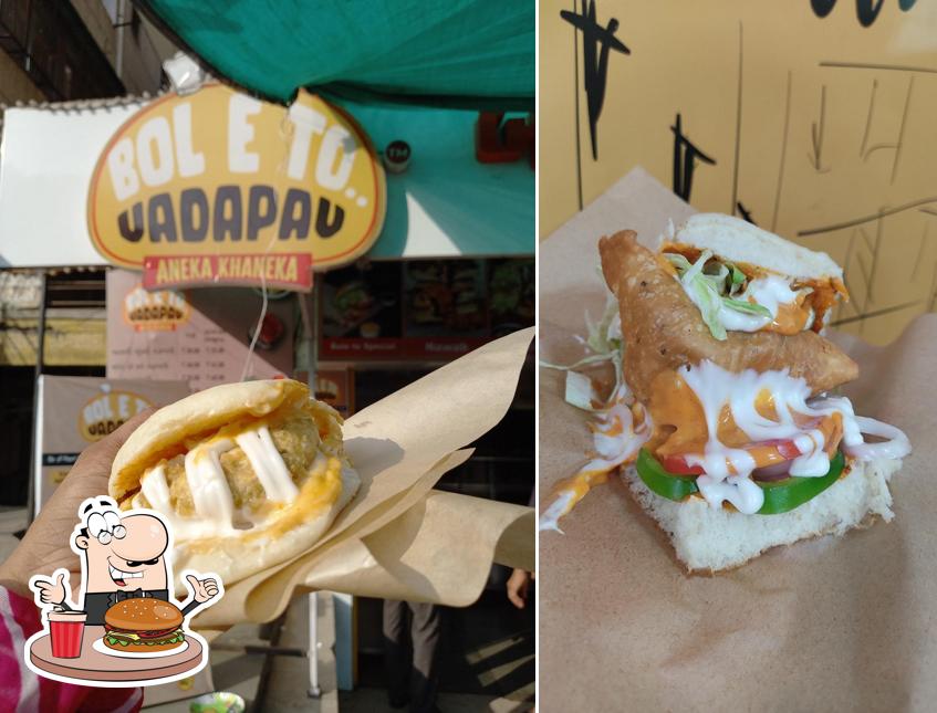 Treat yourself to a burger at Boleto vadapav