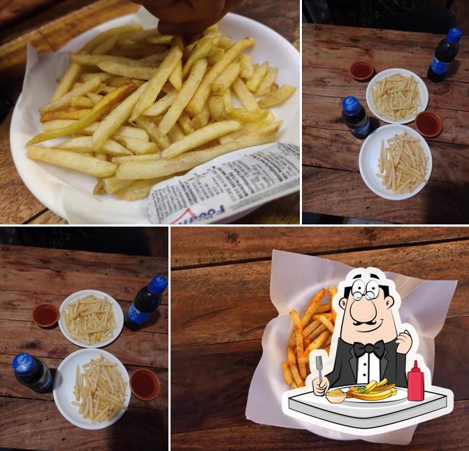 Order French-fried potatoes at BURGER POINT
