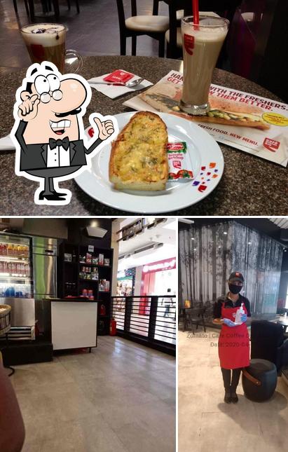 The interior of Café Coffee Day
