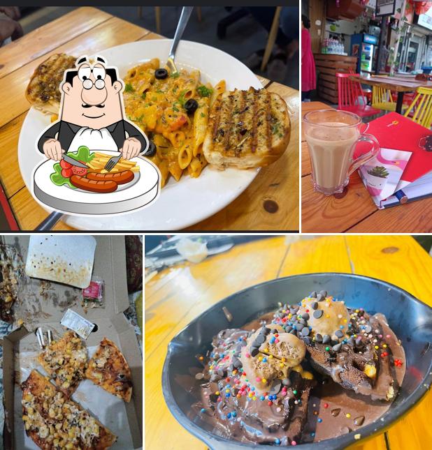 Food at Cafe cheesy Dough