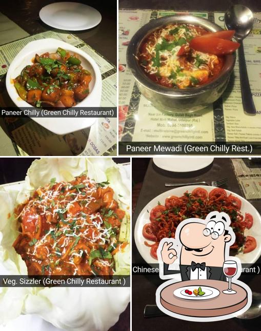 Food at Green Chilly Restaurant Udaipur - Food Home Delivery