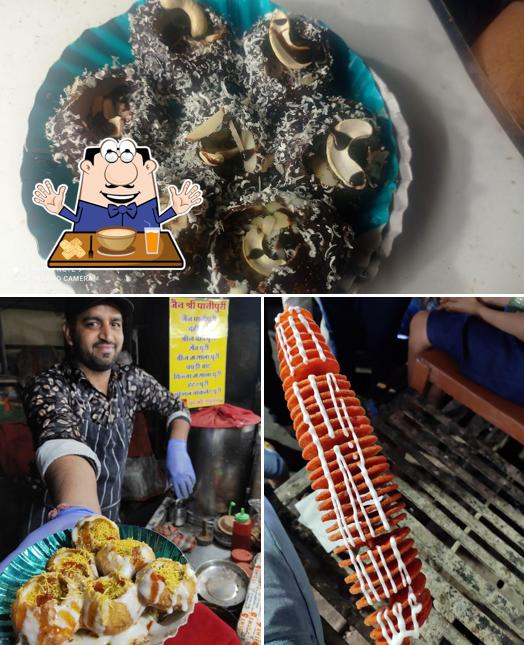 Food at Jain shree Panipuri(special chocolate Puri)