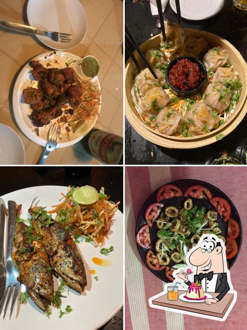 Ormal Restaurant serves a selection of sweet dishes