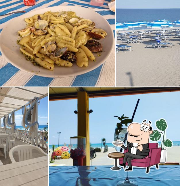 Gli interni di Lido La Capannina