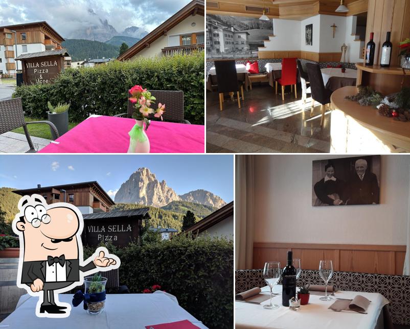 Gli interni di Villa Sella Pizza & More