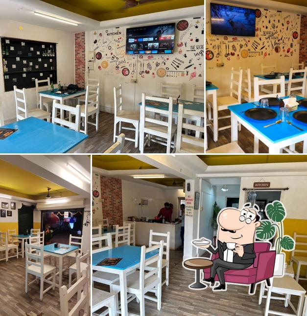 The interior of Hyderabadi Resto Bar