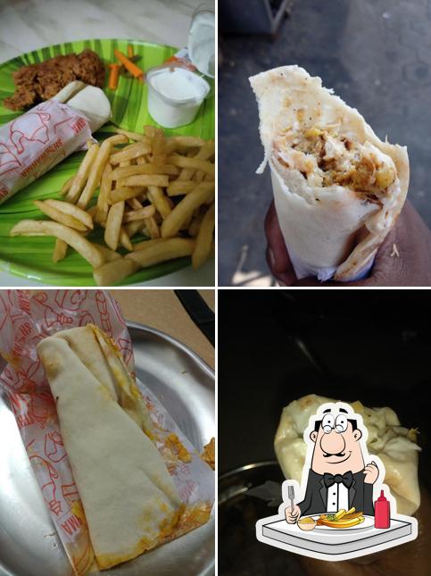 Order French-fried potatoes at Street Shawarma