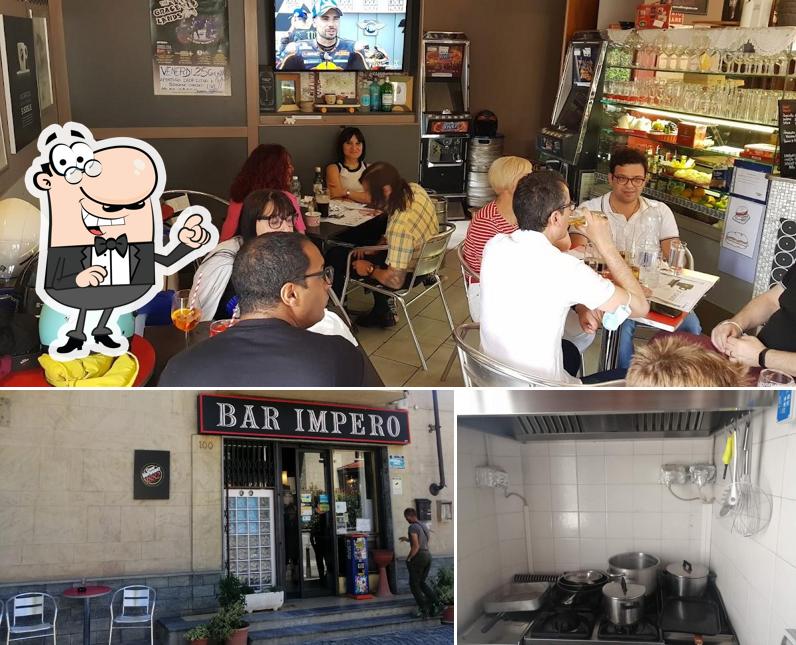 Gli interni di Bar Impero Da Paul