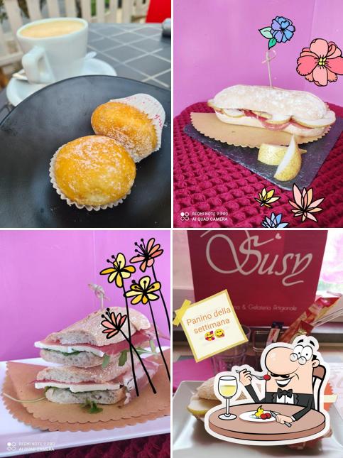 Platti al Pasticceria Gelateria Caffetteria Susy