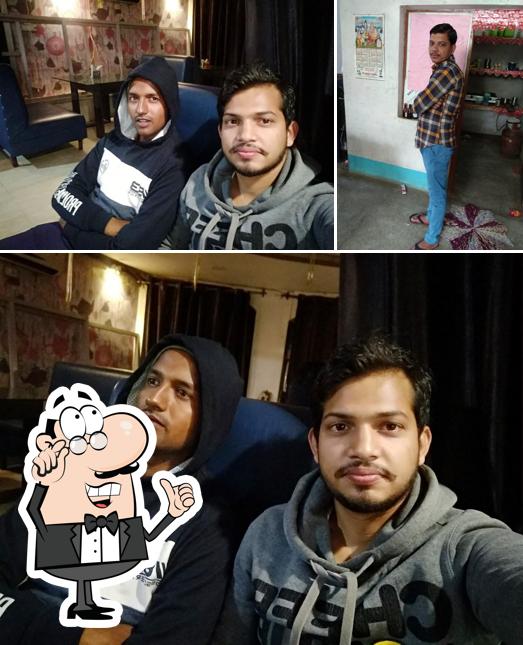 The interior of D.P Restaurant Gola bazar Mainpuri