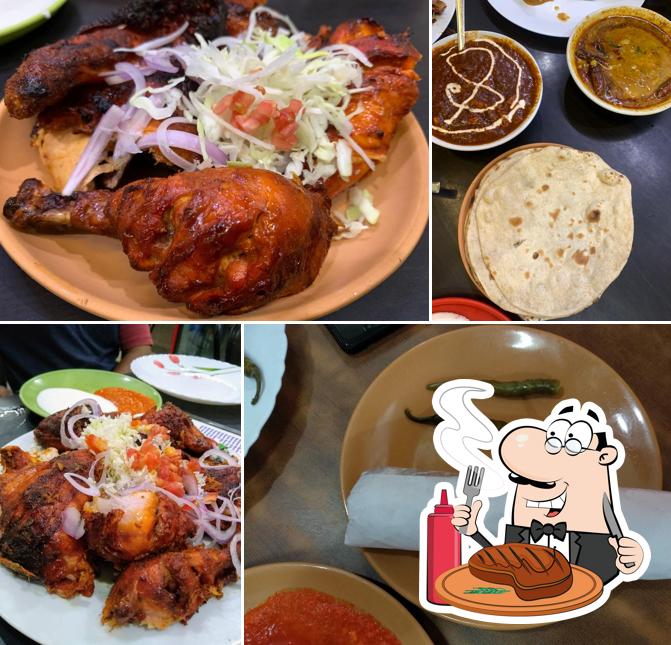 Take a look at the selection of meat meals