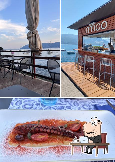 Guarda la immagine che raffigura la interni e cibo di Ittico Fish Bar