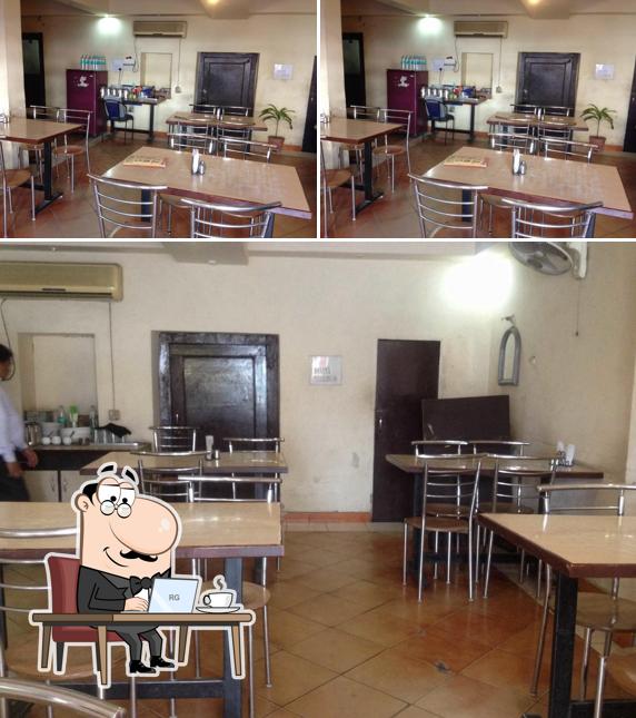 The interior of Kanak Hotel
